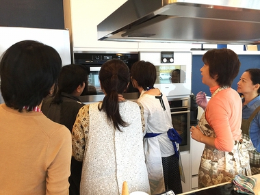 海外製オーブン　料理教室