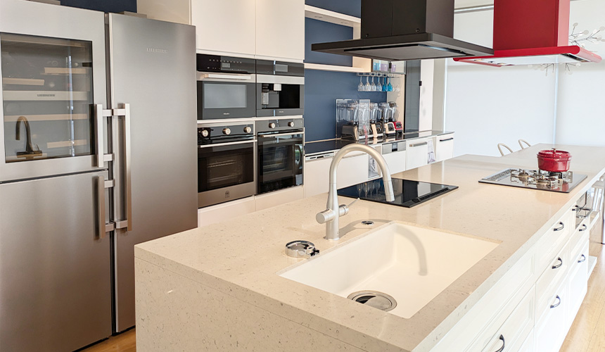 「見て・触れて」選べる！海外製ブランド機器を豊富に展示